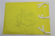 Bernhard Langer Signed Undated Masters Embroidered Flag with '85 & 93' JSA ALOA