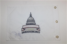 Rory McIlroy Signed 2011 US Open at Congressional Embroidered Flag JSA ALOA