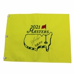 Hideki Matsuyama & Shota Signed 2021 Masters Tournament Flag JSA ALOA