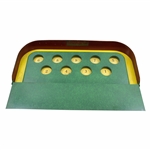 Vintage Fold Out Metal "Putt-Art" Golf Game Board by A. Merck Co. Golf Putting Game