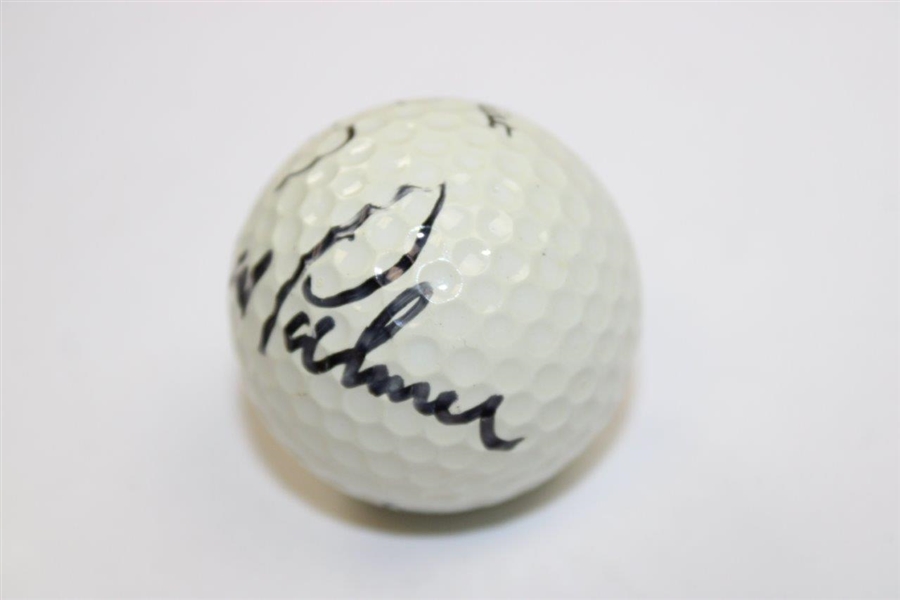 Arnold Palmer Signed Titleist Tour Balata Golf Ball JSA ALOA