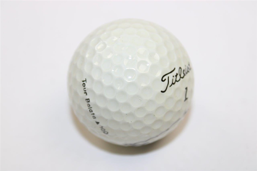 Arnold Palmer Signed Titleist Tour Balata Golf Ball JSA ALOA