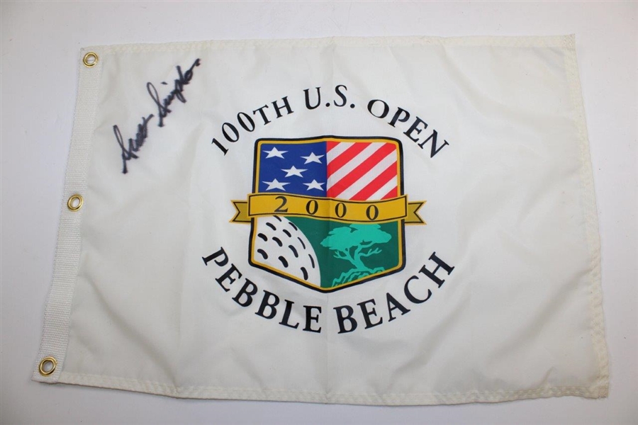 Scott Simpson Signed 2000 US  Open Flag with Two (2) Signed Hats JSA AlOA