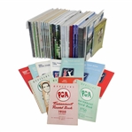 Group of Forty-Eight (48) Golf Publications Inc. Programs, Record Books, Journals & more