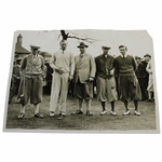 1929 Ryder Cup at Moortown Whitcombe/Compston vs Turnesa/Farrell Wire Photo