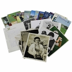 Assorted OPEN Championship Official Programs with Lady Golfer Wire Photos