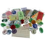 Large Grouping of LPGA Majors Badges, Pinbacks, Tickets, Scorecard & more