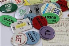 Large Grouping of LPGA Majors Badges, Pinbacks, Tickets, Scorecard & more
