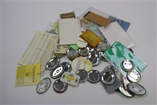 Large Grouping of LPGA Majors Badges, Pinbacks, Tickets, Scorecard & more