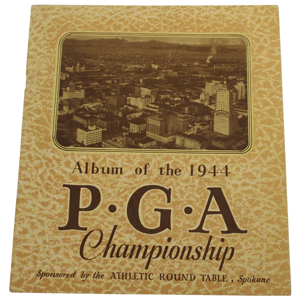 1944 PGA Championship at Manito G&CC Program in Near Mint Condition - Bob Hamilton Winner