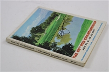 1967 PGA Championship at Columbine CC Program Signed by Winner Don January JSA ALOA