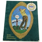 1966 PGA Championship at Firestone CC Program Signed by Winner Al Geiberger JSA ALOA