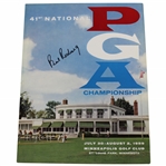 1959 PGA Championship at Minneapolis GC Program Signed by Winner Bob Rosberg JSA ALOA