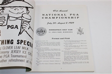 1959 PGA Championship at Minneapolis GC Program Signed by Winner Bob Rosberg JSA ALOA