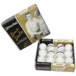 Four (4) Bruce Devlin Hand Signed Model Golf Balls as Part of Dozen w/Original Box JSA ALOA