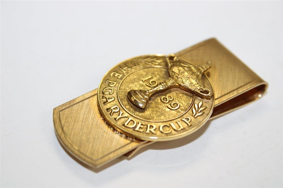 1989 The PGA Ryder Cup Money Clip - Gold Filled