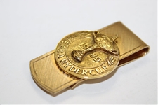 1989 The PGA Ryder Cup Money Clip - Gold Filled