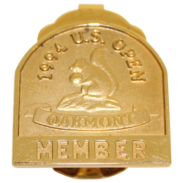 1994 US Open Oakmont CC Member Money Clip Badge - Arnold Palmer’s last Open