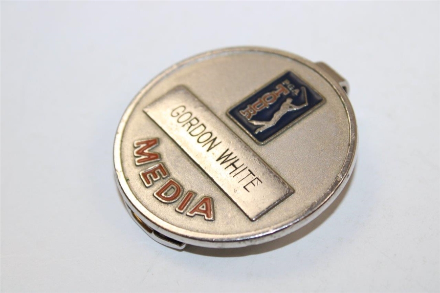 Classic PGA Tour Media Credential Money Clip Issued to Gordon White