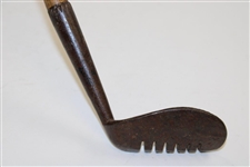 Vintage Unique Unmarked 'Rake' Golf Iron