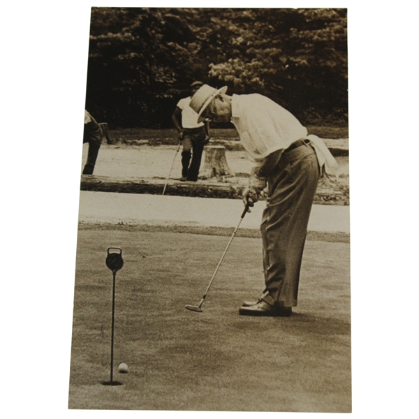 President Dwight D. Eisenhower 'During his presidency relaxed playing golf' Post Card