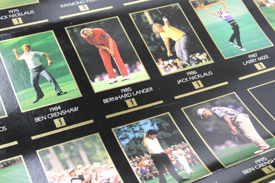 Ltd Ed 1995 Champions of Golf Masters Collection Uncut Sheet of Golf Cards 819/5000