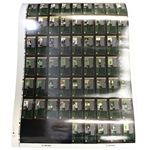 Ltd Ed 1995 Champions of Golf Masters Collection Uncut Sheet of Golf Cards 819/5000