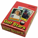 1981 Donruss Golf Stars Bubble Gum Card Box with 36 Unopened Packs