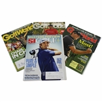 Sergio, Reed, Johnson & Schwartzel Signed Golf World/SI Magazines JSA ALOA
