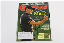 Sergio, Reed, Johnson & Schwartzel Signed Golf World/SI Magazines JSA ALOA