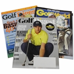 Spieth, Els & Hamilton Signed Golf Digest/Golf World Magazines JSA ALOA