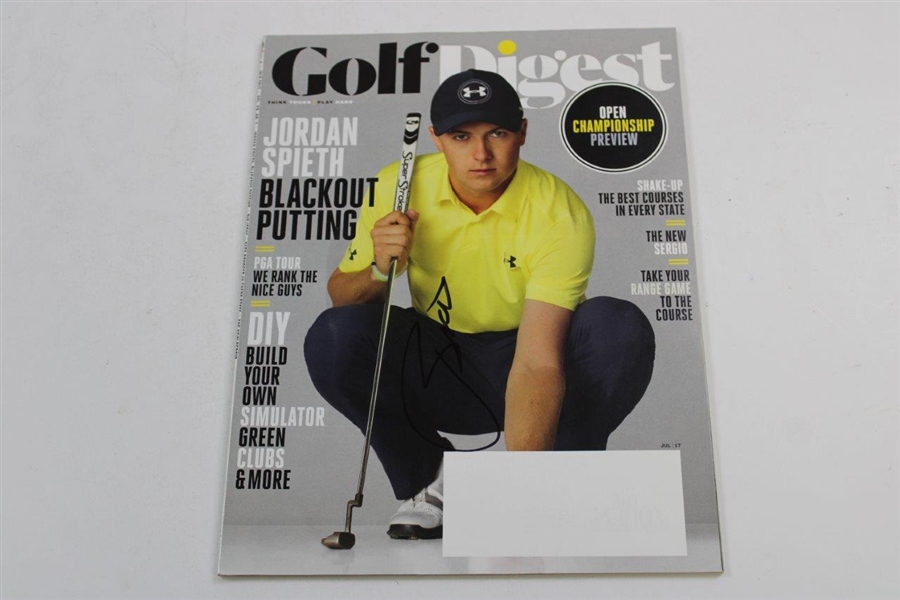 Spieth, Els & Hamilton Signed Golf Digest/Golf World Magazines JSA ALOA