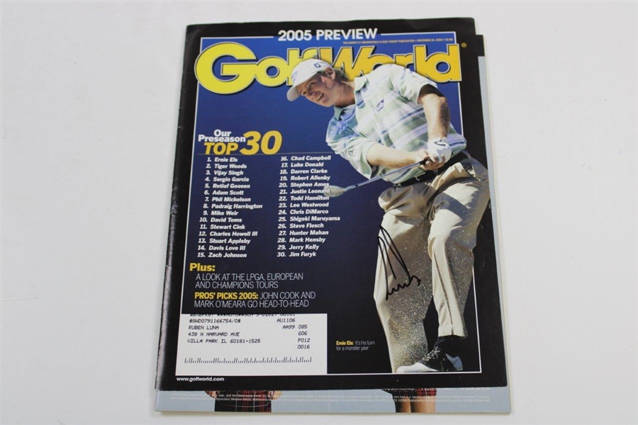 Spieth, Els & Hamilton Signed Golf Digest/Golf World Magazines JSA ALOA