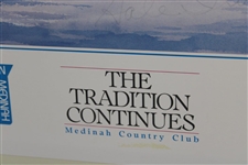 Hale Irwin Signed Medinah Country Club 'The Tradition Continues' Matted Print
