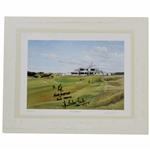Ian Baker-Finch Signed Royal Birkdale Graeme Baxter Matted Print JSA ALOA