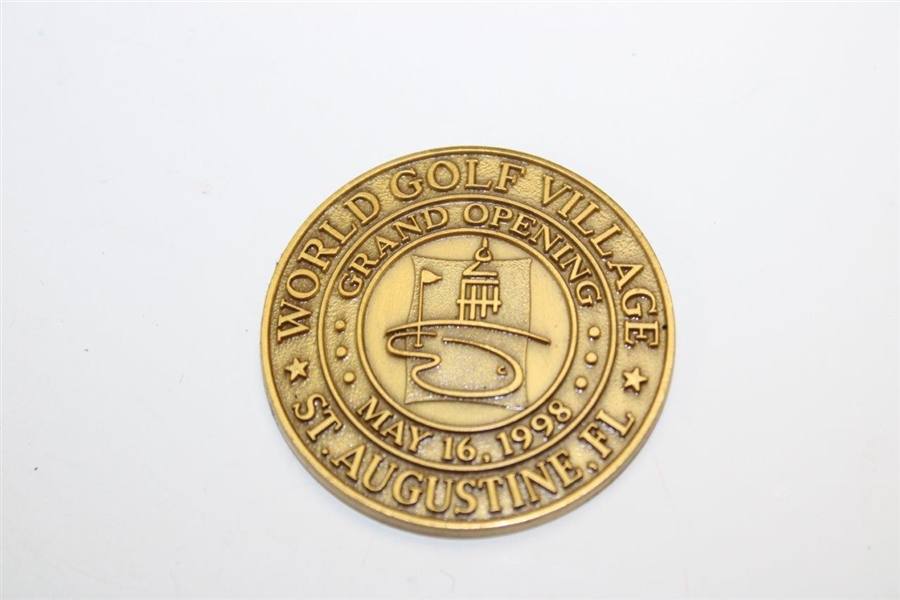 1998 World Golf Village St. Augustine Grand Opening May Coin in Case
