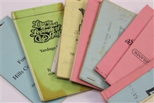 Over Fifty (50) Senior PGA Tour Match Used Yardage Books (1988, 1989, 1990) from Caddy Ralph Hackett