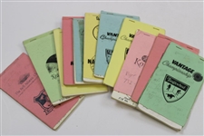 Over Fifty (50) Senior PGA Tour Match Used Yardage Books (1988, 1989, 1990) from Caddy Ralph Hackett
