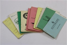 Over Fifty (50) Senior PGA Tour Match Used Yardage Books (1988, 1989, 1990) from Caddy Ralph Hackett