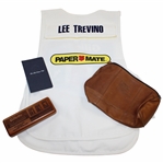 Winning Lee Trevino Caddy Bib from Gillette 3-Tour Challenge Championship from Caddy Ralph Hackett