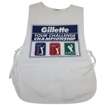 Winning Lee Trevino Caddy Bib from Gillette 3-Tour Challenge Championship from Caddy Ralph Hackett
