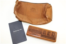 Winning Lee Trevino Caddy Bib from Gillette 3-Tour Challenge Championship from Caddy Ralph Hackett