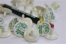 Thirty (30) Augusta National Golf Club 1980's Ball Markers with Club Pencil - Ralph Hackett Collection