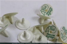Thirty (30) Augusta National Golf Club 1980's Ball Markers with Club Pencil - Ralph Hackett Collection