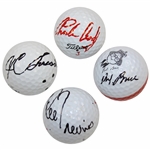 Coody, Snead, Brue & Trevino Signed Match Used Golf Balls - Hackett Collection JSA ALOA