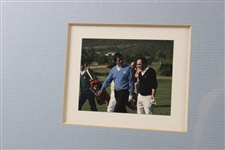 Seve Ballesteros Giving Lessons To John Andrisani Photo Display - Framed