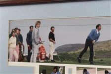 Seve Ballesteros Giving Lessons To John Andrisani Photo Display - Framed