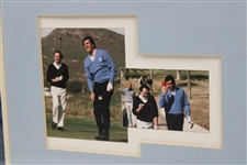 Seve Ballesteros Giving Lessons To John Andrisani Photo Display - Framed
