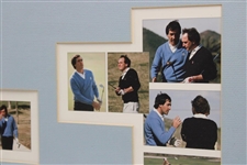 Seve Ballesteros Giving Lessons To John Andrisani Photo Display - Framed