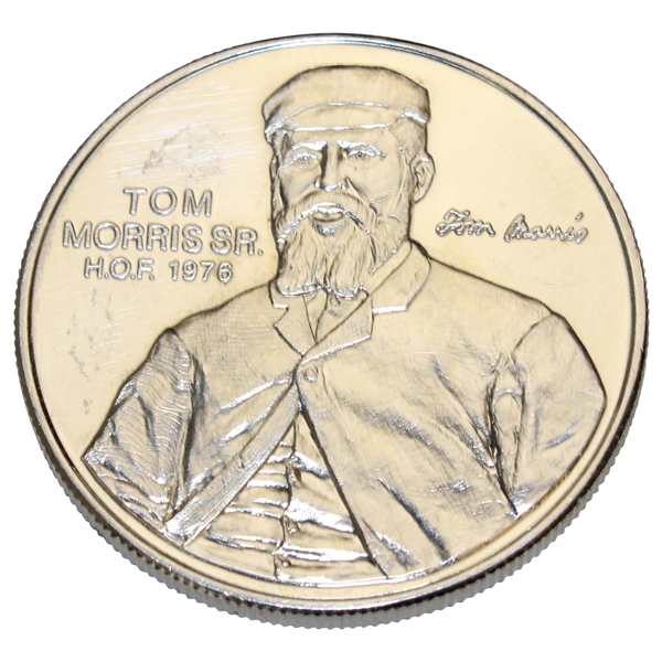 Old Tom Morris 'H.O.F. 1976'.999 Fine Silver Medal